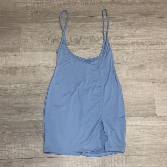 Blue Mini Dress Set - Picture 4 of 9